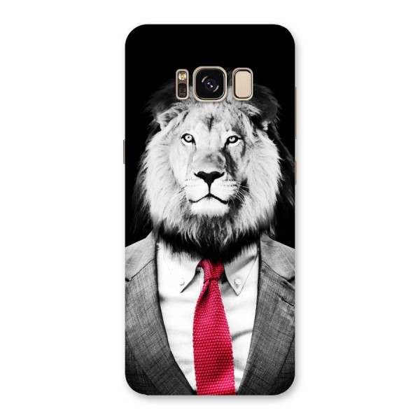 Lion with Red Tie Back Case for Galaxy S8